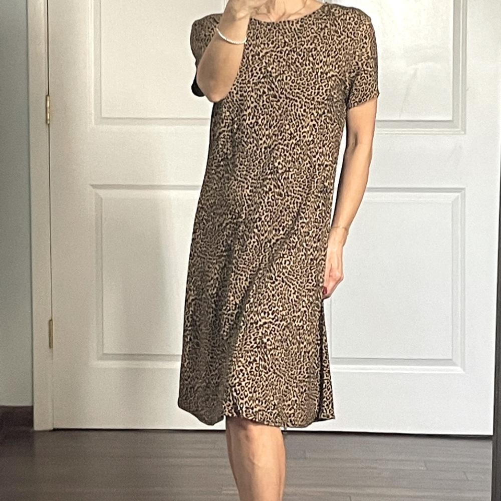 Carol Little Leopard Print Dress size 4 - Picture 4 of 12